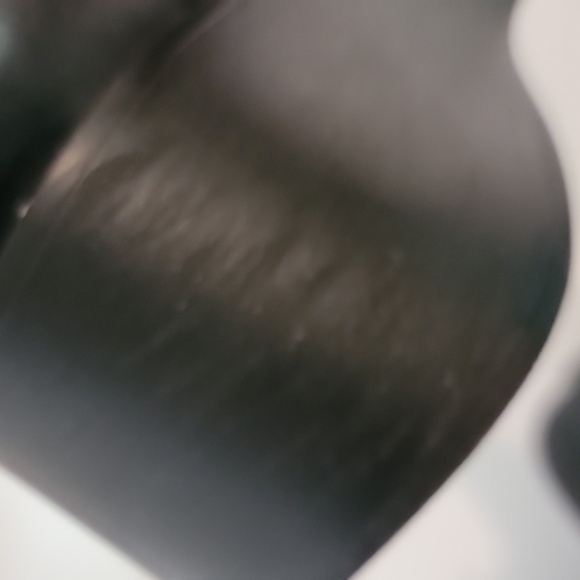 Black Leather Platform Boots - Picture 14 of 15